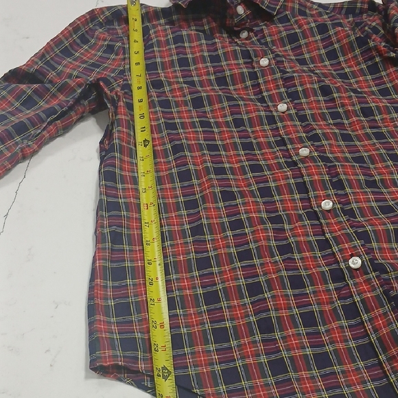 Red and Black Plaid Casual Button Down Shirt Jarred Bay For Woman Sz M NEW - Picture 7 of 7